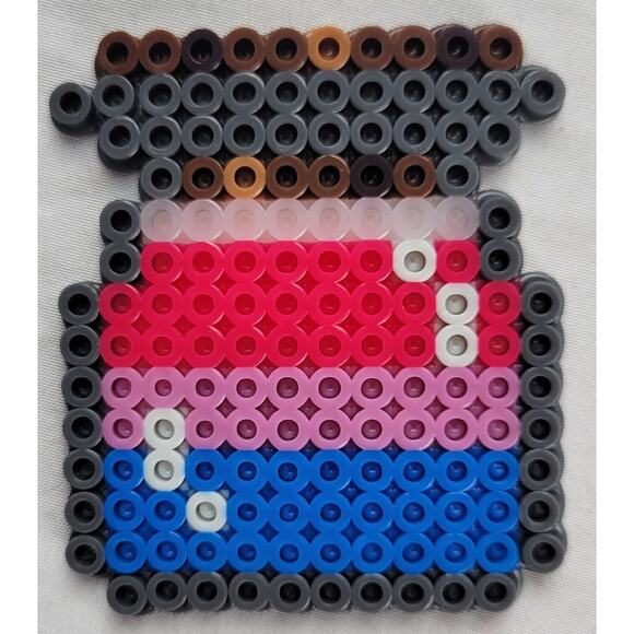 Bisexual LGBT Potion Perler Pixel Art - Picture 2 of 2